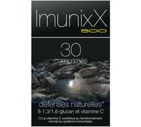 ixX Pharma ImunixX 500 Immunité Imunoglukan 500mg & Vitamine C 30 Comprimés
