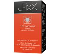 ixX Pharma J-ixX Mobilité & Confort Articulaire Curcuma Gingembre & Vitamines C-D 180 Gélules