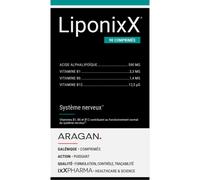 ixX Pharma LiponixX Système Nerveux Acide Alpha-Lipoïque & Vitamines B Actives 90 Comprimés
