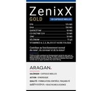 ixX Pharma ZenixX Gold Cœur Cerveau & Vision Oméga-3 EPA & DHA 120 Capsules