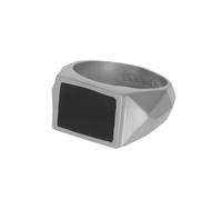 iXXXi Men Bague Chevalière Homme Audi Argent Antique | Taille 21, Acier inoxydable, Aucune pierre précieuse