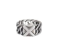 iXXXi Men Bague homme Hummer, 20mm, Acier inoxydable, Aucune pierre précieuse