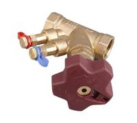 IXYFFRQO Vanne de régulation débit en Laiton DN32-DN50, vanne d'équilibrage Statique à Verrouillage numérique(2")