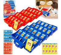 IXYHKB Qui Est Ce Jeux de Societe Enfant, Original Guess Who Card Game pour Enfants, Jeu Qui Est Ce Enfants pour 2 Joueurs, Jeu de Déduction devinettes pour Enfants à partir de 6 Ans