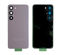 iYAiYO Cache arrière en Verre avec Objectif d'appareil Photo pour Samsung S23 SM-S911B SM-S911U Couvercle de Batterie arrière Pièce de Rechange avec adhésif pré-installé (Rose)