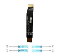 iYAiYO Connecteur câble flexible pour connexion carte mère compatible avec Redmi Note 12 4G 23021RAAEG, 23021RAA2Y, 23027RAD4I, 23028RA60L avec tournevis