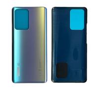iYAiYO Couvercle Arrière en Verre pour Xiaomi 11T PRO 2107113SG, 2107113SI, 2107113SR Pièce de Remplacement du Boîtier de la Batterie Arrière avec Autocollant préinstallé-Bleu