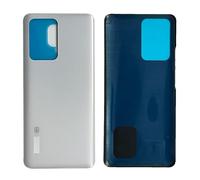iYAiYO Couvercle Arrière en Verre pour Xiaomi 11T PRO 2107113SG, 2107113SI, 2107113SR Pièce de Remplacement du Boîtier de la Batterie Arrière avec Autocollant préinstallé-Blanc
