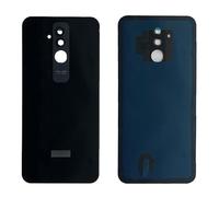 iYAiYO Couvercle Arrière Verre avec Lentille Caméra pour Huawei Mate 20 Lite Pièce de Rechange Boîtier Couvercle de Batterie Arrière avec Autocollant préinstallé-Noir