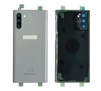 iYAiYO Couvercle Arrière Verre avec Lentille Caméra pour Samsung Note 10 Pièce de Remplacement du Boîtier de la Batterie Arrière avec Autocollant préinstallé-Blanc