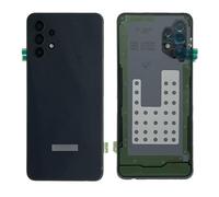 iYAiYO Couvercle de batterie arrière avec lentille caméra pour Samsung A32 5G pièce de rechange du boîtier couvercle arrière avec autocollant préinstallé-noir