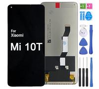 iYAiYO Écran LCD Affichage Digitizer Touch Screen Rechange Compatible avec Xiaomi Mi 10T/Mi 10T PRO M2007J3SY, M2007J3SG, M2007J3SP, M2007J3SI, M2007J17C Écran Complet avec Outils-Noir