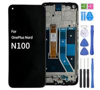 iYAiYO Écran LCD de Remplacement pour écran Tactile numériseur Compatible avec OnePlus Nord N100 BE2013 BE2015 BE2011 BE2012 Plein écran avec Cadre Noir