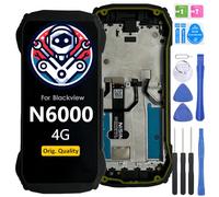 iYAiYO Écran LCD Display Digitizer Tactile pour Blackview N6000 Original avec Cadre Écran Remplacement Assemblé avec Outils
