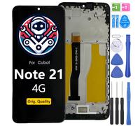 iYAiYO Écran LCD Display Digitizer Tactile pour Cubot Note 21 Original avec Cadre Écran Remplacement Assemblé avec Outils