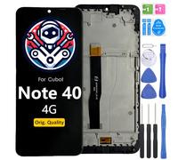 iYAiYO Écran LCD Display Digitizer Tactile pour Cubot Note 40 Original avec Cadre Écran Remplacement Assemblé avec Outils