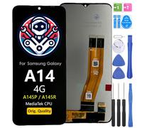 iYAiYO Écran LCD Display Digitizer Tactile pour Samsung Galaxy A14 4G SM-A145 Original Écran Remplacement Assemblé avec Outils