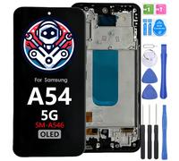 iYAiYO Écran LCD Display Digitizer Tactile pour Samsung Galaxy A54 5G SM-A546 OLED avec Cadre Écran Remplacement Assemblé avec Outils