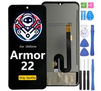iYAiYO Écran LCD Display Digitizer Tactile pour Ulefone Armor 22 Original Écran Remplacement Assemblé avec Outils