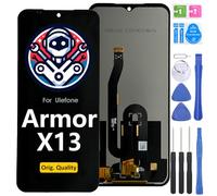 iYAiYO Écran LCD Display Digitizer Tactile pour Ulefone Armor X13 Original Écran Remplacement Assemblé avec Outils