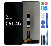 iYAiYO Écran LCD Écran Tactile Digitizer Remplacement Compatible avec Realme C51 4G RMX3830 Écran Complet avec Outils-Noir