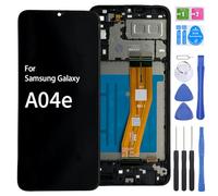 iYAiYO Écran LCD Écran Tactile Digitizer Remplacement Compatible avec Samsung A04e SM-A042F, SM-A042M Écran Complet avec Cadre Noir