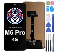 iYAiYO Écran LCD Écran Tactile Digitizer Remplacement Compatible avec Xiaomi Poco M6 Pro 4G Écran Complet Incell avec Outils-Noir