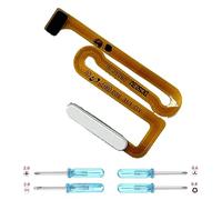 iYAiYO Fingerprint Sensor Câble Flexible pour Samsung A13 4G Lecteur d'Empreintes Flex Cable Capteur d'Empreintes Digitales Remplacement incl. Tournevis-Blanc