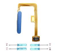iYAiYO Fingerprint Sensor Câble flexible pour Xiaomi 11 Lite 4/5G M2101K9AG, M2101K9AI Lecteur d'Empreintes Flex Cable Capteur d'Empreintes Digitales Remplacement Incl. Tournevis - Bleu