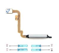 iYAiYO Fingerprint Sensor Câble Flexible pour Xiaomi Redmi Note 10S Lecteur d'Empreintes Flex Câble Capteur d'Empreintes Digitales Remplacement incl. Tournevis-Argent