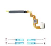 iYAiYO Fingerprint Sensor Câble Flexible pour Xiaomi Redmi Note 11 4G Lecteur d'Empreinte Flex Câble Capteur d'Empreintes Digitales Remplacement incl. Tournevis-Noir