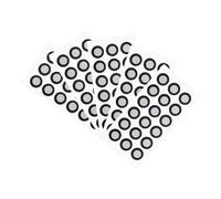 Iyalezirk 100 Marqueurs de Scanner 3D 12 mm pour Scanner 3D, Marqueurs de Points de Référence de Suivi 3D, Marqueurs de Réflexion Diffuse