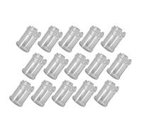 Iyalezirk 100 PièCes SéRies 5Mm LED Diode éLectroluminescente Abat-Jour Guide de LumièRe Colonne Capuchon de LumièRe Housse de Protection LED Transparent Capuchon de Lampe