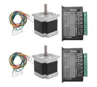 Iyalezirk 2 moteurs pas à pas Nema 23 23HS5628 57 Moteur 2,8 A avec pilote de moteur pas à pas TB6600 NEMA17 23 (8,0 MM)