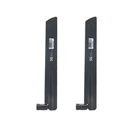 Iyalezirk 2 pièces 3G 4G 5G Antenne 600-6000Mhz 18Dbi Gain Sma pour Carte Réseau Sans Routeur Wifi Signal Haut(D)