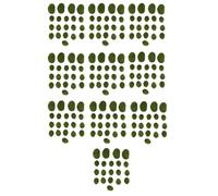 Iyalezirk 200 Pièces 2 Tailles Rochers de Mousse Artificielle Mousse Vert Faux Décoratives Pierres Couvertes