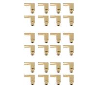 Iyalezirk 24 Pieces au Total Hi-End Banane A Beche Adaptateur Prise de Courant/Connecteur de Cable de Haut-Parleur [Wy-Yp01-8 / Beche de L / 8]