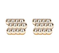 Iyalezirk 24 PièCes Bougeoirs Votifs en Verre au Mercure Doré Legant Bougeoirs en Or pour Mariages, DîNers de RéPéTition