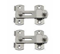 Iyalezirk 2X 20x50x70mm Acier Inoxydable Maison Porte De Securite Boulon De Porte Loquet Glissiere serrure materiel