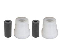 Iyalezirk 2X Accessoires de Machine de Sablage 35X20X6mm Classe I Buse en Carbure de Bore Pur Pointe de Sablage Buse de Sablage Abrasif