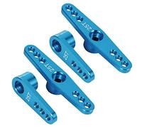 Iyalezirk 2X Avertisseur Acoustique en Aluminium 25T RC pour Futaba Savox Xcore HD Power RC Tools, Bleu