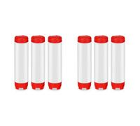 Iyalezirk 2X Bouteilles à Presser InverséEs en Plastique de 16 Oz, Bouteille à Presser pour Condiments à Grande Valve à Pointe Rechargeable pour Sauces Ketchup