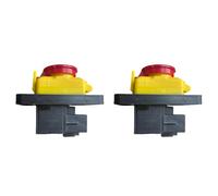 Iyalezirk 2X CK5 AC250V Interrupteur à Bouton-Poussoir de Démarrage/Arrêt à 4 Broches Sans Tension Commun Aux Machines D'Atelier de Menuiserie et de Travail des Métaux