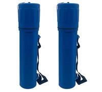 Iyalezirk 2X Conteneur de Tube de Stockage de Tige D'ÉLectrode de Soudure de Soudure de Garde Bleue de 10 Lb avec des Sangles et de la ChaîNe