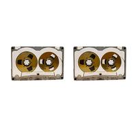 Iyalezirk 2X Disque Vide 55 Minutes Disque Ouvert Métal Double Face Disque Vide, et