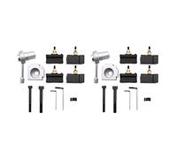 Iyalezirk 2X Mini CNC Tour Porte-Outils Changement Outil Post Cutter Holder Kit de Vis Ensemble Alésage Bar Tournant Facing Holder Clé