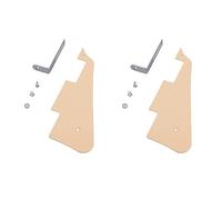 Iyalezirk 2X Plaque de Protection pour Guitare Plaque de Protection Crème à Pli pour Pièces de Guitare LP