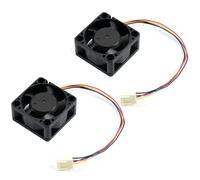 Iyalezirk 2X Ventilateur de Refroidissement de 4 cm pour Nano 2GB/4GB (A02/B01/SUB) 5V 4PIN Anti Reverse Connection PWM Strong Speed Regulator Fan