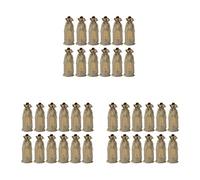 Iyalezirk 36 Pièces de Vin en Toile de de Bouteille de Vin de avec Cordons -Cadeaux de Vin RéUtilisables avec étiquettes pour Fête Aveugle Dégustation