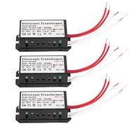 Iyalezirk 3X 110V A 12V 60W Halogene Convertisseur D' de d'alimentation Transformateur Electronique Noir